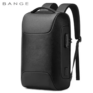 کوله پشتی لپ تاپ 15.6 اینچ چرم بنج اصل مدل Bange BG-6622 | قفل دار با پورت USB