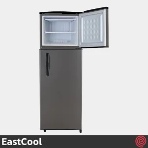 یخچال فریزر 12 فوت فریزر بالا ایستکول مدل EastCool 296200 | رنگ نقره ای