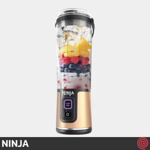 شیکر شارژی نینجا مدل Ninja Blast BC151CP | رنگ مسی متالیک، قابل حمل با باتری 7.4 ولت