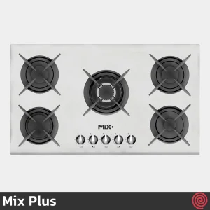 اجاق گاز صفحه ای 5 شعله میکس پلاس مدل Mix Plus IG8519 | بدنه شیشه ای