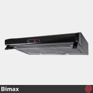 هود زیر‌ کابینتی بیمکث مدل Bimax 4002 | رنگ مشکی، سایز 80 با موتور 3 دور