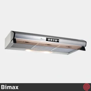 هود زیر‌ کابینتی بیمکث مدل Bimax 4002 | رنگ استیل، سایز 80 با موتور 3 دور