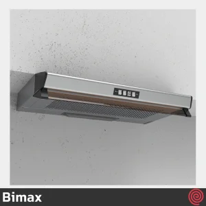 هود زیر‌ کابینتی بیمکث مدل Bimax 4002 | رنگ استیل، سایز 60 با موتور 3 دور