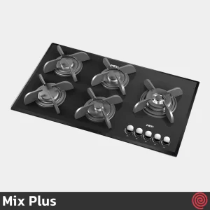 اجاق گاز صفحه ای 5 شعله میکس پلاس مدل Mix Plus CG8507 | بدنه شیشه ای