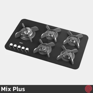 اجاق گاز صفحه ای 5 شعله میکس پلاس مدل Mix Plus CG8503 | بدنه شیشه ای