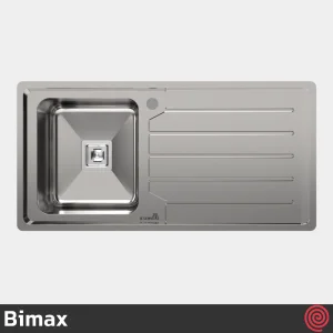 سینک ظرفشویی بیمکث مدل Bimax 936-50 | تک لگنه فانتزی توکار