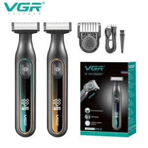 ریش تراش و ماشین اصلاح بدن وی جی آر مدل VGR V-360 | ضد آب با نمایشگر