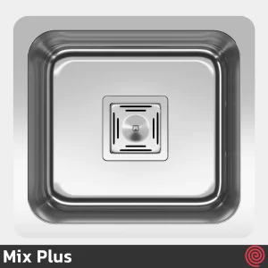 سینک ظرفشویی میکس پلاس مدل Mix Plus DSS45-32 | یک لگنه زیرکابینتی