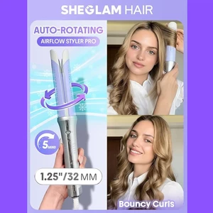 حالت دهنده مو شیگلم مدل SHEGLAM One Touch Airflow Styler Pro | سایز 25 میلی‌متر با چرخش خودکار
