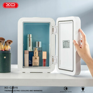 یخچال کوچک آرایشی و ماشین ایکس او مدل XO CZ015 | گرم کن دار با آینه