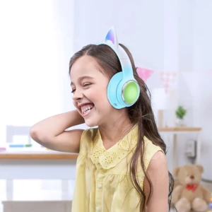 هدفون بلوتوثی کودکانه گرین لاین مدل Green Lion GL-400 | فانتزی