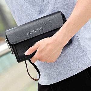 کیف دستی مردانه ضد سرقت گورجیس مدل GORCHIS 558 | با قفل رمزدار
