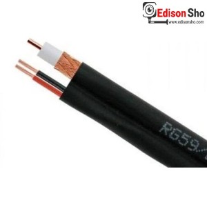 کابل کواکسیال RG-59 ترکیبی مغزی 0.7 مس  برق 0.75 (305 متری)