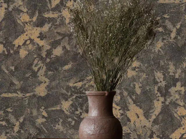کاغذ دیواری کربن2/ carbon2 طرح پتینه قهوه‎‌ای کد ۱۰۱۳۱