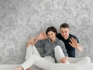 آلبوم کاغذدیواری کربن1 طرح پتینه نقره‌ای کد ۱۰۰۰۹