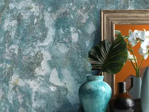 آلبوم کاغذدیواری کربن 1طرح پتینه آبی کد ۱۰۰۴۹