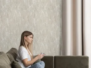 آلبوم کاغذدیواری کربن 1 طرح پتینه قهوه‌ای کد ۱۰۰۷۶