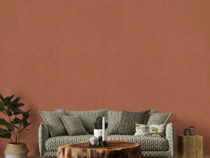کاغذ دیواری کربن 3/carbon3 طرح بافت نارنجی / عنابی کد ۱۰۲۵۴
