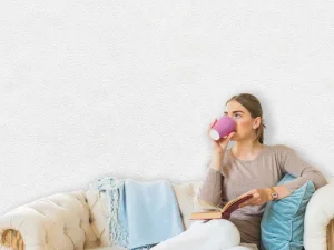 کاغذ دیواری هاش دو او H2O طرح ساده سفید / کد 902W