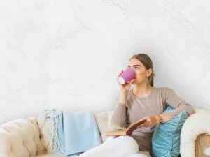 کاغذ دیواری هاش دو او H2O طرح رگه‌دار سفید/ کد 918W