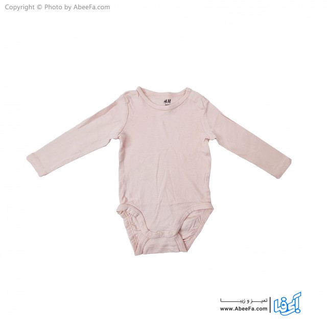 بادی آستین بلند نوزادی H&amp;M مدل BASIC
