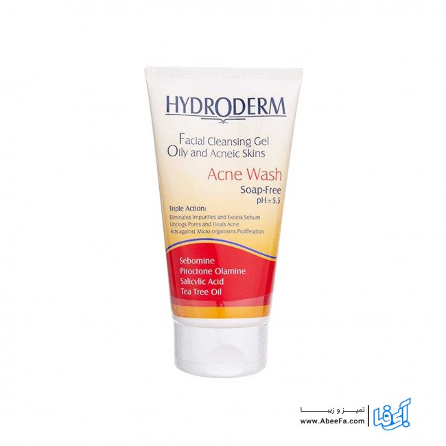 ژل شستشو صورت هیدرودرم مدل Oily Skin مقدار 150 گرم