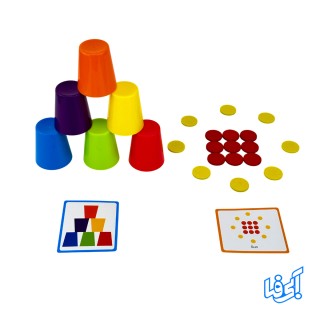 بازی فکری رنگ چین فنجان کد MA 57
