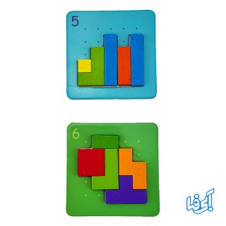 بازی آموزشی جایگذاری بلوک چوبی کد R 114