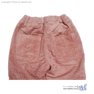 شلوار مخمل بچگانه مدل لاینردار کبریتی FASHION-P
