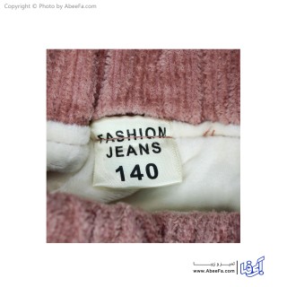شلوار مخمل بچگانه مدل لاینردار کبریتی FASHION-P
