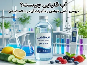 آب قلیایی چیست؟ بررسی علمی خواص و تأثیرات آن بر سلامت بدن