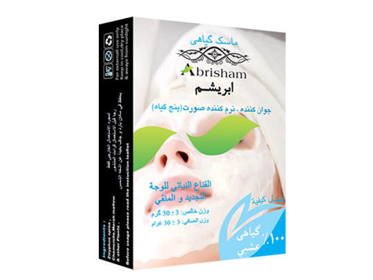 ماسـک گیاهی چهارگیاه (جوان و نرم کننده) صورت ابریشم