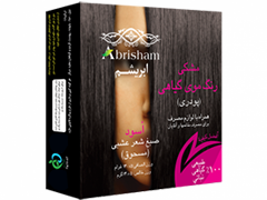 رنگ موی گیاهی مشکی ابریشم