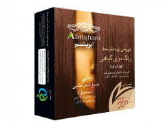 رنگ موی گیاهی قهوه ای تیره متوسط ابریشم