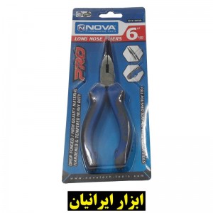 انبر دم باریک نووا مدل NTP-8008 سایز 6 اینچ