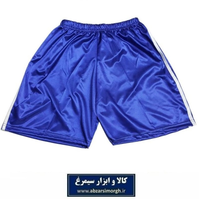 شورت و شلوارک ورزشی زنانه و مردانه 3 خط طرح آدیداس رنگ آبی فروش تک و تعداد VLV-006B