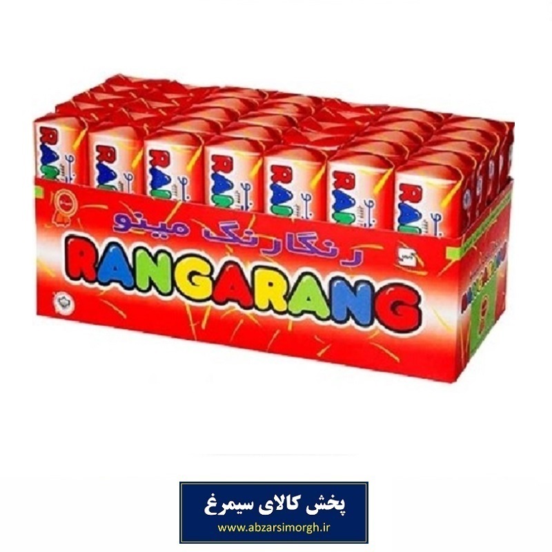 بیسکوئیت رنگارنگ Minoo مینو جعبه دار فروش تک و بسته 35 عددی