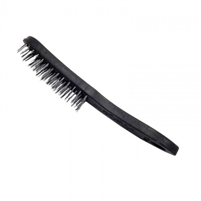 برس سیمی دسته پلاستیکی Wire Brush مشکی ABS-001
