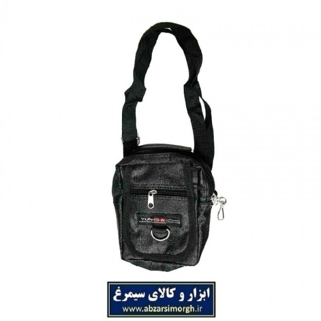 کیف دوشی دو زیپ دسته دار طرح چرم HKF-004