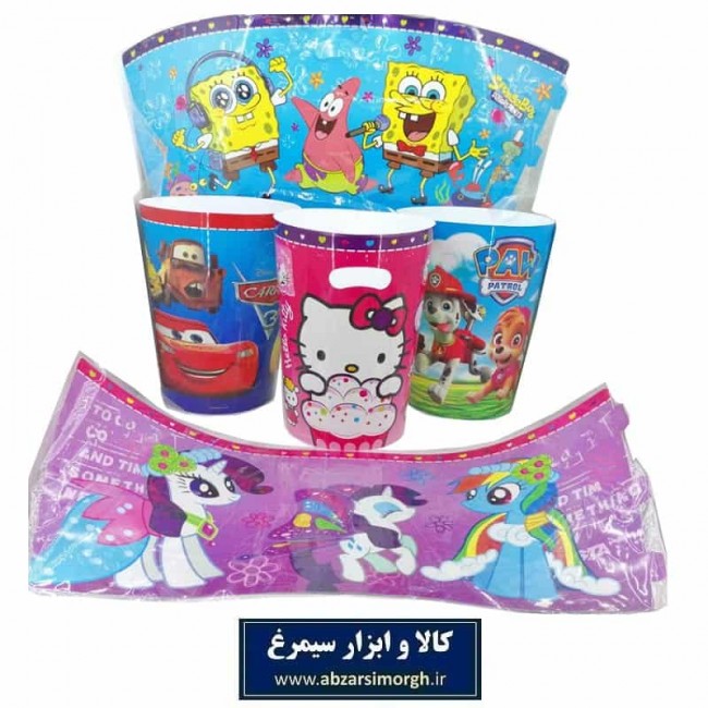سطل زباله اتاق کودک با طرح های کارتونی PST-003
