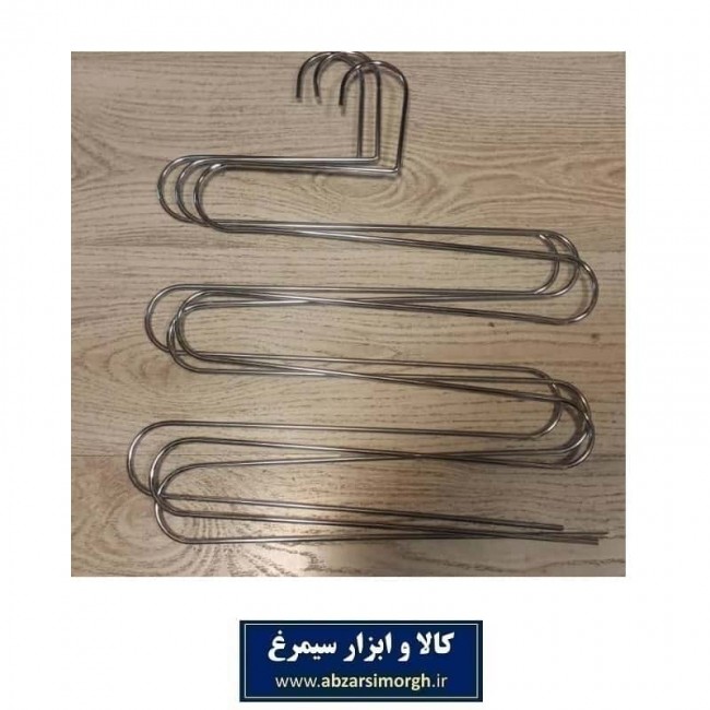 آویز شال و روسری استیل مدل مارپیچ مفتول سایز ۲ قطر ۵ میلی متر HOR-011