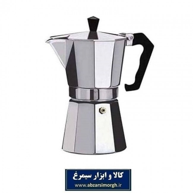 موکاپات یا قهوه جوش اسپرسو ساز دستی آلومینیوم ۹ کاپ