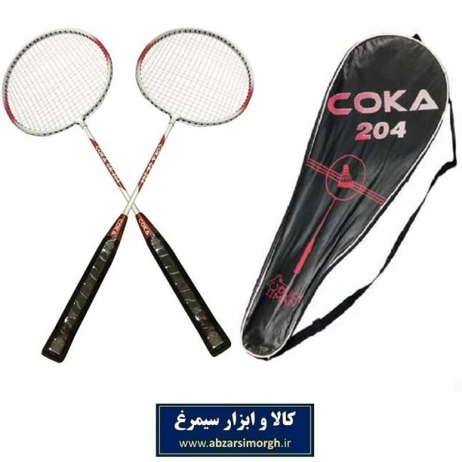 راکت بدمینتون Coca کوکا مدل ۲۰۴ کیف دار ست ۲ عددی و کیف دار VBM-005