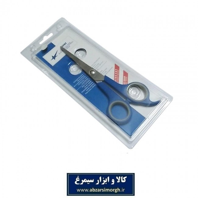 قیچی آرایشی  یا آرایشگری کات تک دم Savoy ساووی ۱۸ سانت آبی HGC-002-4