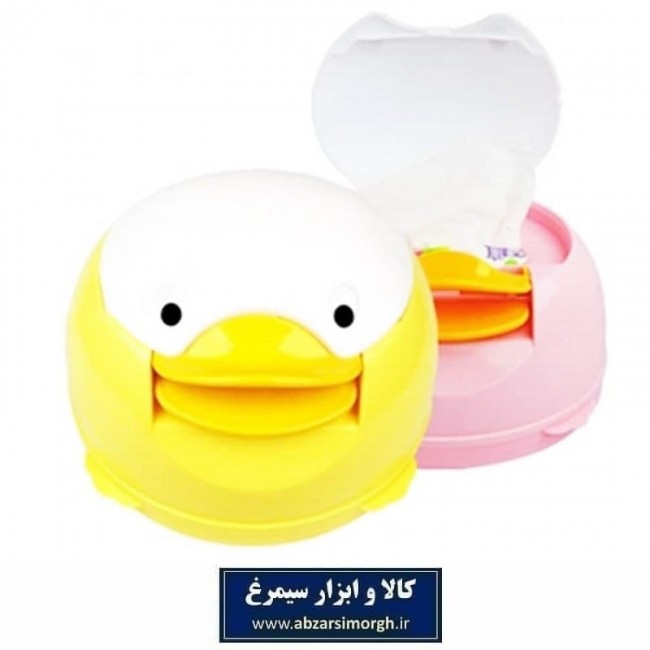 جای دستمال کاغذی درب دار اتاق کودک طرح پنگوئن خارجی با جعبه HKI-011