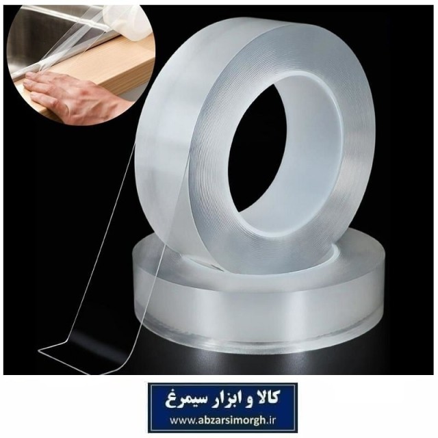 چسب دوطرفه شفاف و بی رنگ عرض 3 سانتیمتر OCP-005