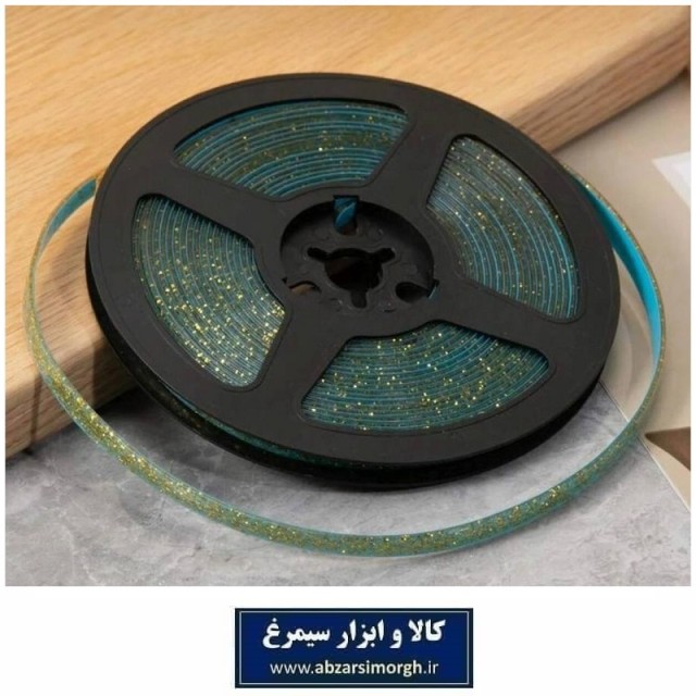 نوار دکوراتیو آشپزخانه، سرویس بهداشتی و حمام ضد آب رنگ طلایی طول 2 متر  HFM-009