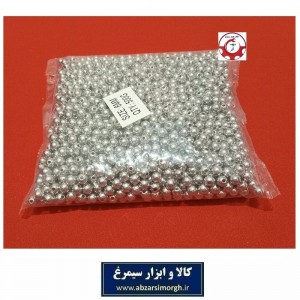 مروارید پلاستیکی سایز 8 رنگ نقره ای فروش وزنی و کیلویی HPL-SL8