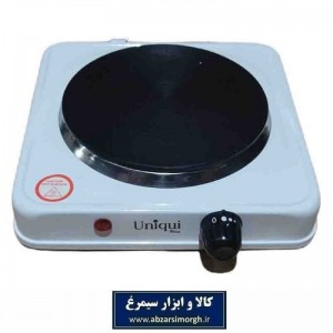 هیتر و اجاق برقی تک شعله  uniqui یونیک. مدل BTD100N ولوم دار