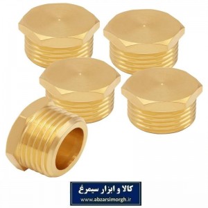 اتصالات برنجی - درپوش یا کپ کور کن 1/2 روپیچ لوله کشی و تاسیسات SBF-004